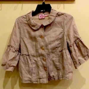 Juicy couture linen jacket